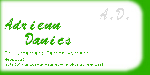 adrienn danics business card